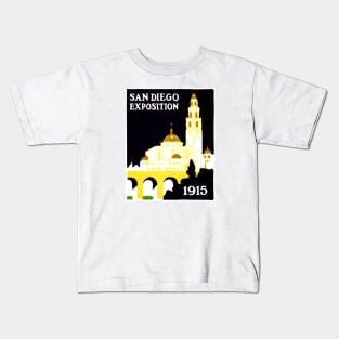 1915 San Diego Exposition Kids T-Shirt